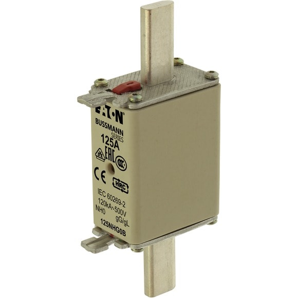EATON EAO125NHG0B 125NHG0B NH00, GG-GL, 125A, 500VAC, PLAC