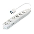 SCAME PARRE SPA - SCA161.60501.R PRESA PLURISTANDARD 6+4 USCITE C/CAVO