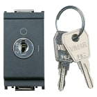 VIMAR SPA - VIW16165 INTERRUTTORE 2P 16(3)A +CHIAVE GRIGIO