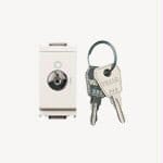 VIMAR S.P.A. - VIW16165.CU.B INTERRUTTORE 2P 16AX +CHIAVE UNIF.BIANCO