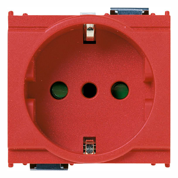 VIMAR SPA VIW16209.R PRESA 2P+T 16A P30 ROSSO
