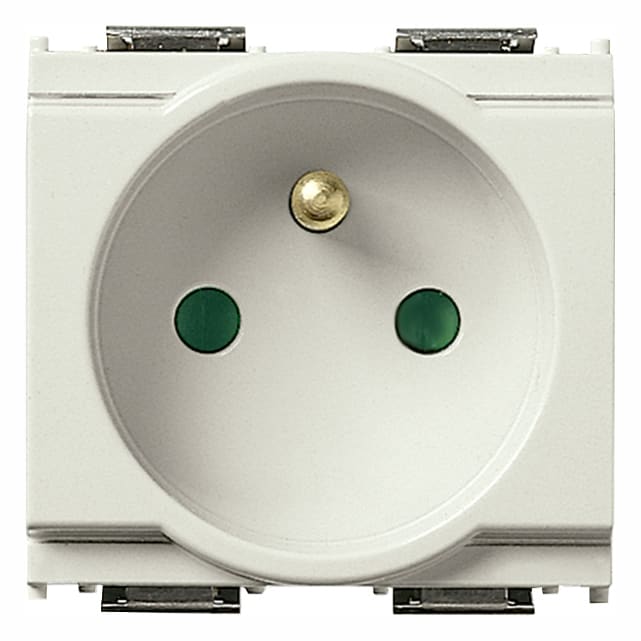 VIMAR SPA VIW16212.B PRESA SICURY 2P+T 16A FRANCESE BIANCO