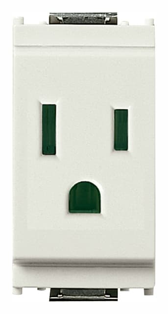 VIMAR SPA VIW16242.B PRESA SICURY 2P+T 15A USA+SASO BIANCO
