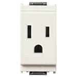 VIMAR S.P.A. - VIW16245.B PRESA 2P+T 15A USA+SASO BIANCO