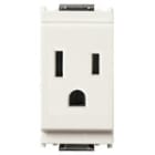 VIMAR SPA - VIW16245.B PRESA 2P+T 15A USA+SASO BIANCO