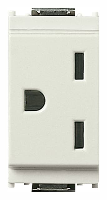 VIMAR SPA VIW16247.B PRESA 2P+T 15A AMERICANO BIANCO