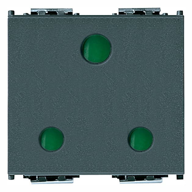 VIMAR S.P.A. - VIW16258 PRESA SICURY 2P+T 16A INGLESE GRIGIO