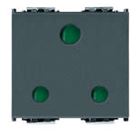 VIMAR S.P.A. - VIW16258 PRESA SICURY 2P+T 16A INGLESE GRIGIO