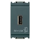 VIMAR SPA - VIW16292 UNITA ALIMENTAZIONE USB 5V1,5A 1M GRIGIO