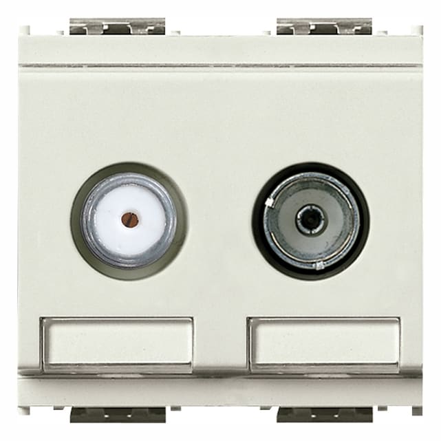 VIMAR SPA VIW16307.01.B PRESA TV-RD-SAT DIRETTA 2 USCITE BIANCO