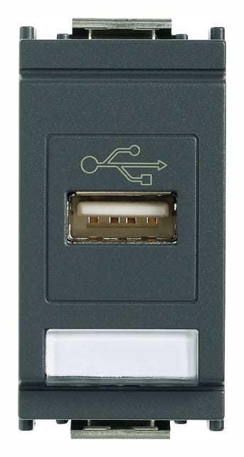 VIMAR S.P.A. - VIW16368 PRESA USB GRIGIO