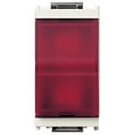 VIMAR S.P.A. - VIW16433.R.B SPIA PRISMATICA DIFFUSORE ROSSO BIANCO