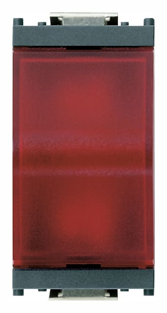 VIMAR S.P.A. - VIW16433.R SPIA PRISMATICA DIFFUSORE ROSSO GRIGIO