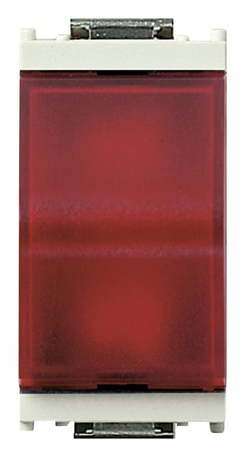 VIMAR S.P.A. - VIW16433.R.B SPIA PRISMATICA DIFFUSORE ROSSO BIANCO