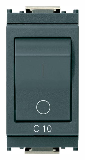 VIMAR SPA VIW16505.10 INTERRUTTORE MT 1P+N C10 120-230V GRIGIO