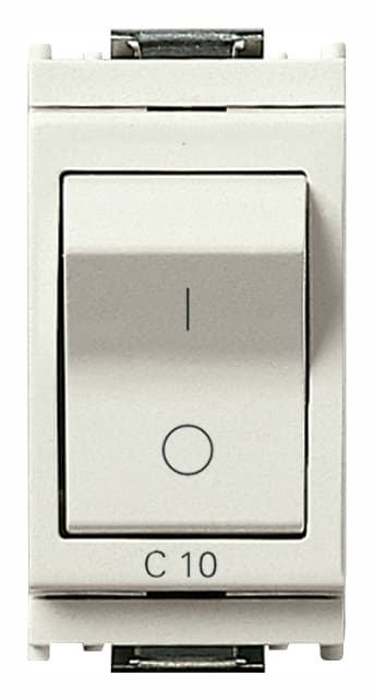 VIMAR S.P.A. - VIW16505.10.B INTERRUTTORE MT 1P+N C10 120-230V BIANCO