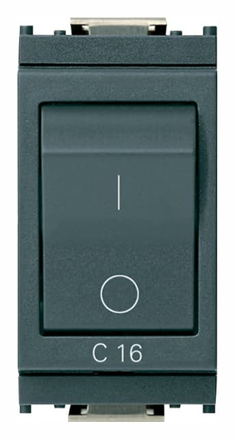 VIMAR SPA VIW16505.16 INTERRUTTORE MT 1P+N C16 120-230V GRIGIO