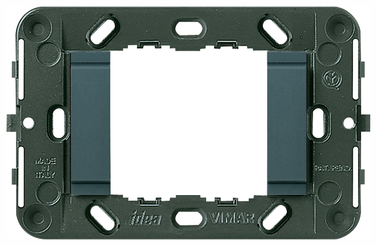 VIMAR S.P.A. - VIW16722.L SUPPORTO 2M LISCIO SCAT.INC.3M GRIGIO