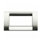 VIMAR SPA - VIW16734.34 PLACCA CLASSICA 4M NICHEL SPAZZOLATO