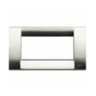 VIMAR SPA - VIW16734.34 PLACCA CLASSICA 4M NICHEL SPAZZOLATO