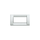 VIMAR SPA - VIW16734.21 PLACCA CLASSICA 4M ARGENTO METALL.