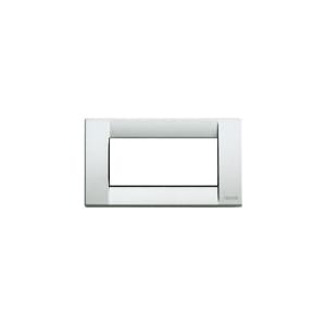 VIMAR S.P.A. - VIW16734.21 PLACCA CLASSICA 4M ARGENTO METALL.