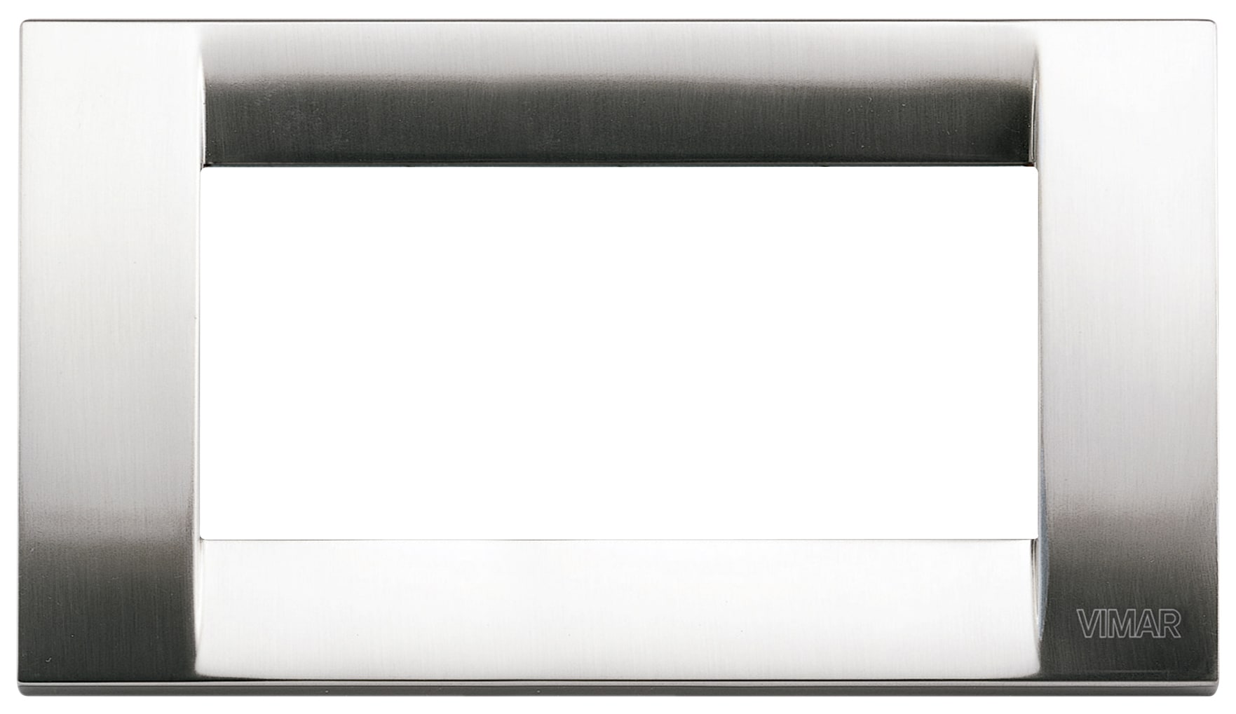 VIMAR S.P.A. - VIW16734.34 PLACCA CLASSICA 4M NICHEL SPAZZOLATO