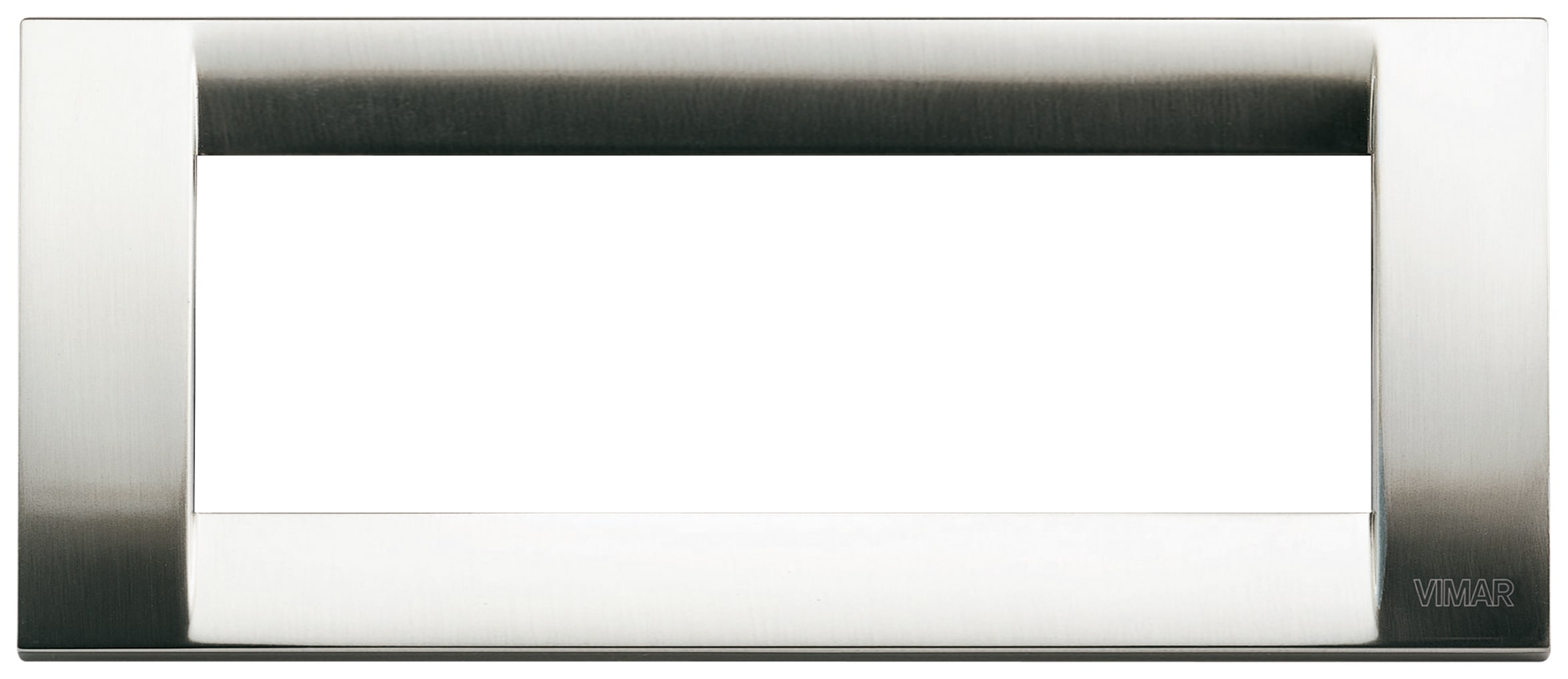 VIMAR S.P.A. - VIW16736.34 PLACCA CLASSICA 6M NICHEL SPAZZOLATO