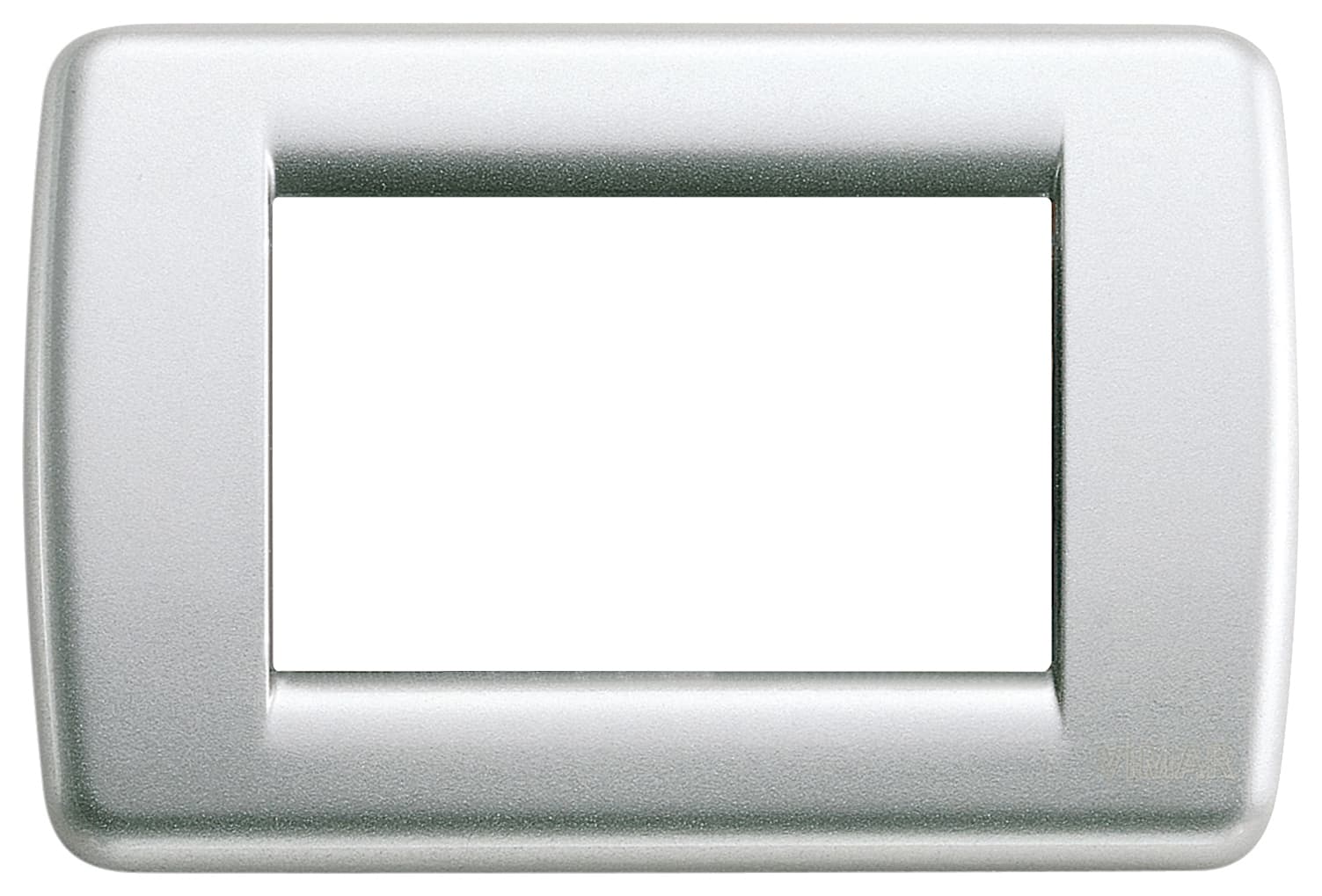 VIMAR S.P.A. - VIW16753.21 PLACCA RONDO 3M ARGENTO METALL.