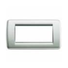 VIMAR SPA - VIW16754.21 PLACCA RONDO 4M ARGENTO METALL.