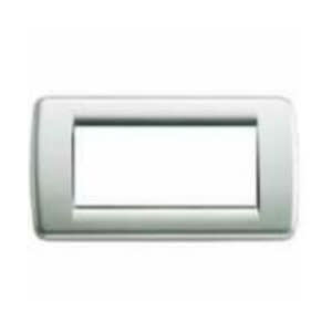 VIMAR S.P.A. - VIW16754.21 PLACCA RONDO 4M ARGENTO METALL.