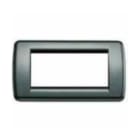 VIMAR SPA - VIW16754.23 PLACCA RONDO 4M ANTRACITE METALL.