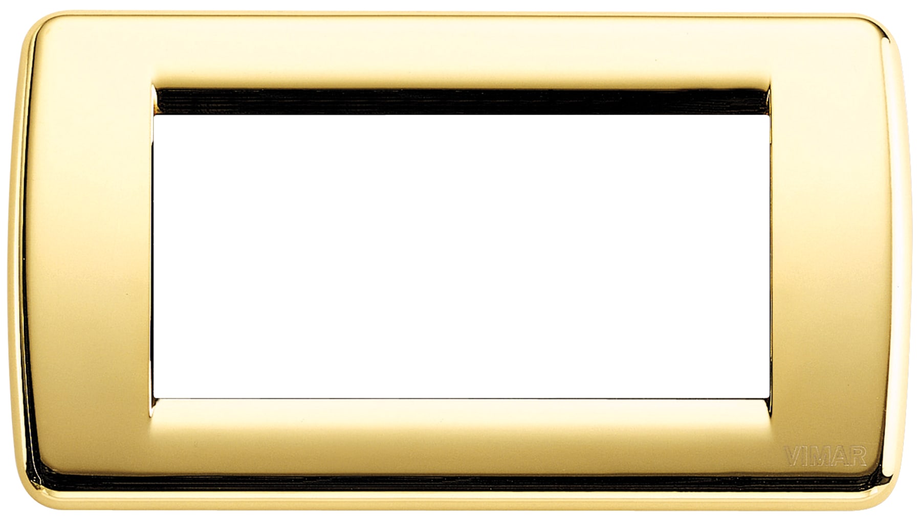 VIMAR S.P.A. - VIW16754.32 PLACCA RONDO 4M ORO LUCIDO