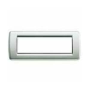 VIMAR S.P.A. - VIW16756.21 PLACCA RONDO 6M ARGENTO METALL.