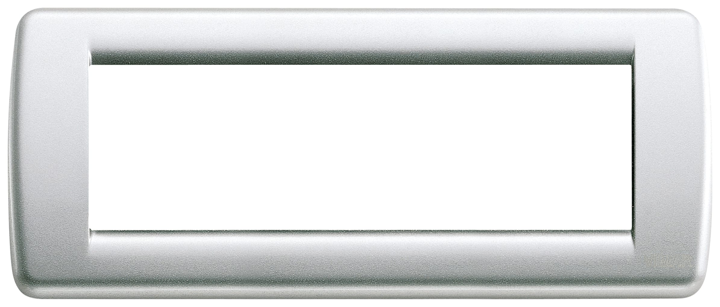 VIMAR S.P.A. - VIW16756.21 PLACCA RONDO 6M ARGENTO METALL.
