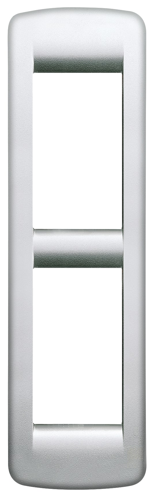 VIMAR S.P.A. - VIW16784.21 PLACCA RONDO 2M PANN.ARGENTO MET.