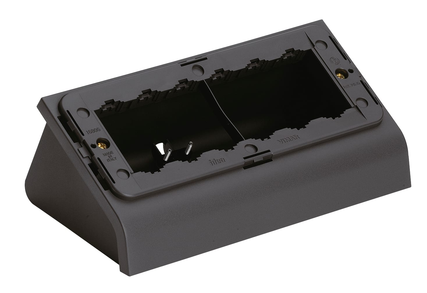 VIMAR SPA VIW16806 SCATOLA DA TAVOLO 6M GRIGIO