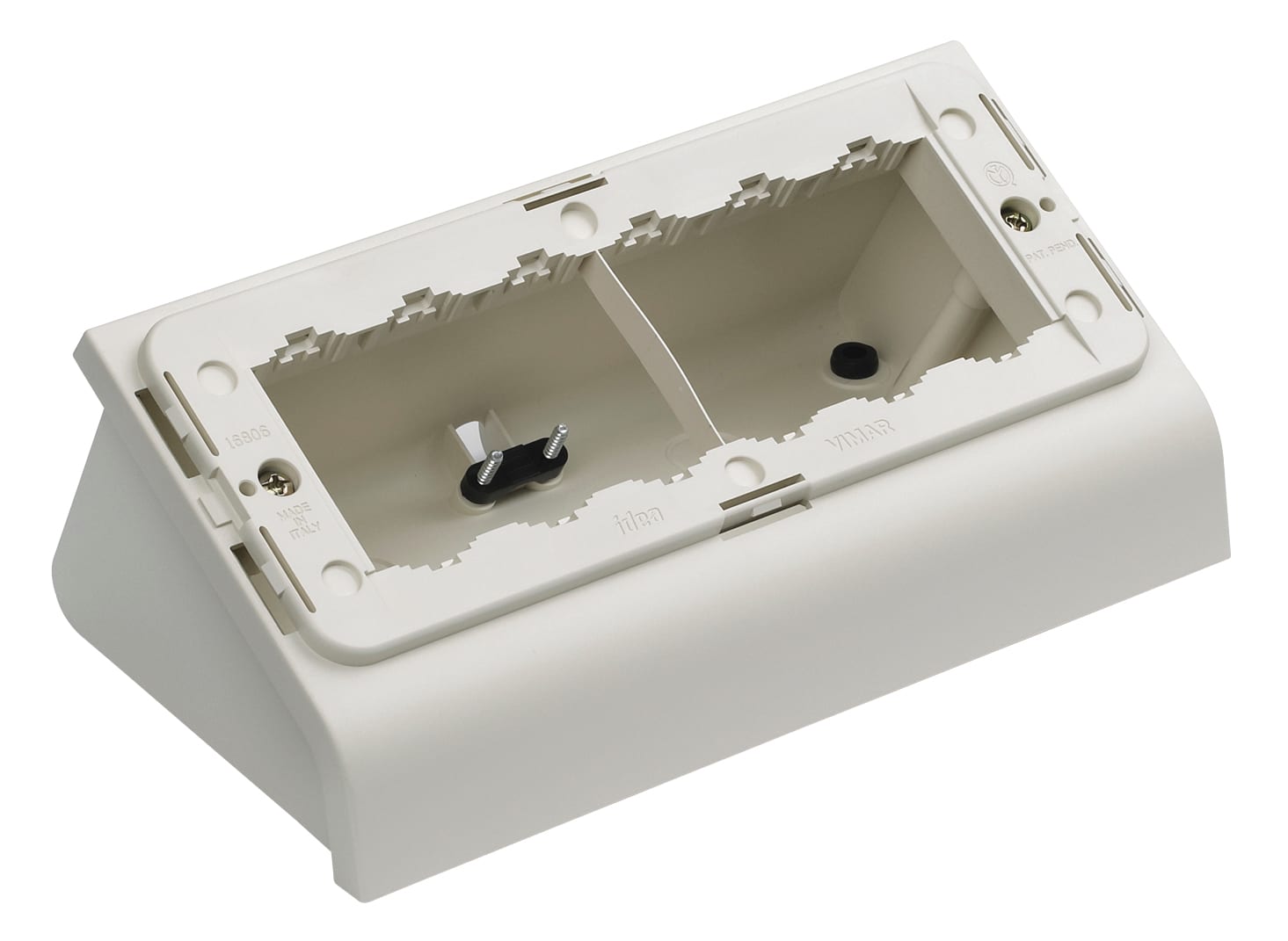 VIMAR SPA VIW16806.B SCATOLA DA TAVOLO 6M BIANCO