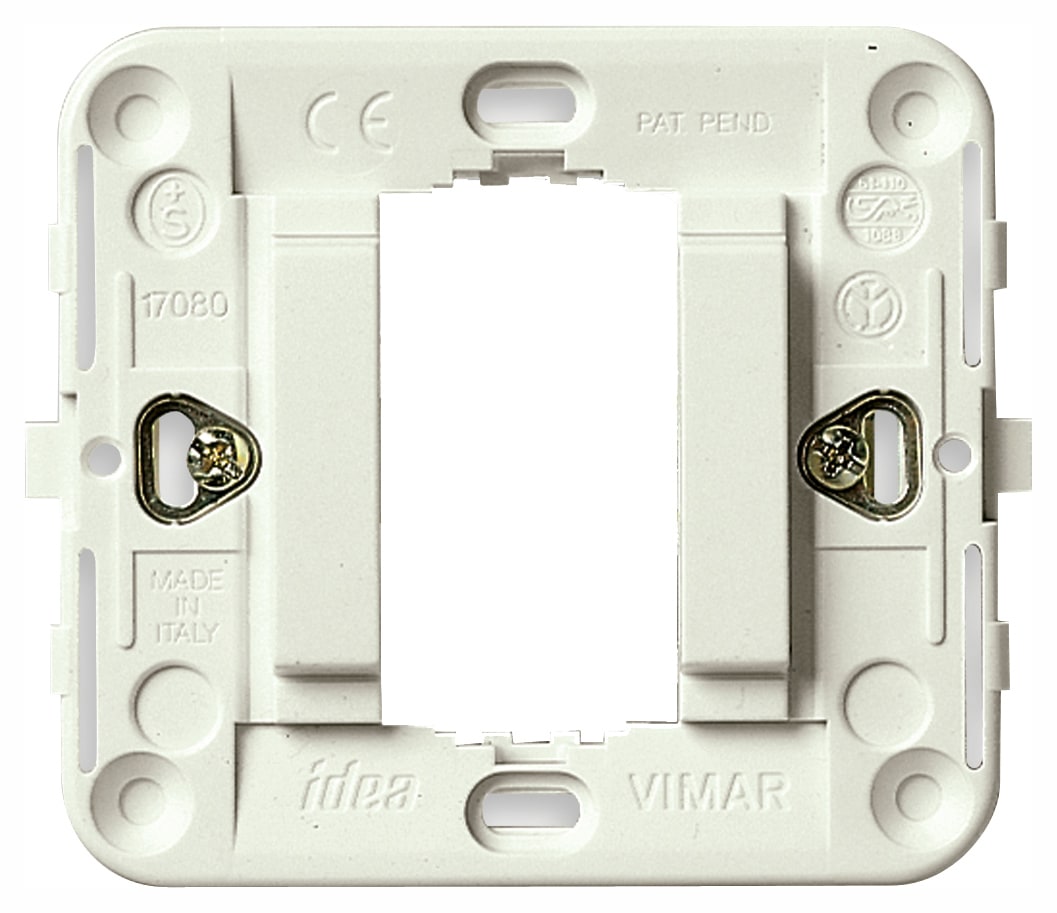 VIMAR S.P.A. - VIW17080.B SUPPORTO LISCIO 1M +GRIFFE BIANCO