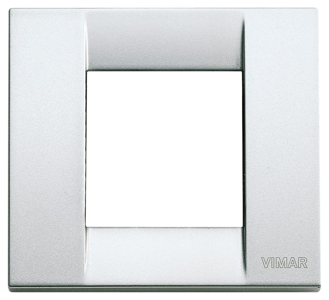 VIMAR S.P.A. - VIW17092.21 PLACCA CLASSICA 1-2M ARGENTO MET.