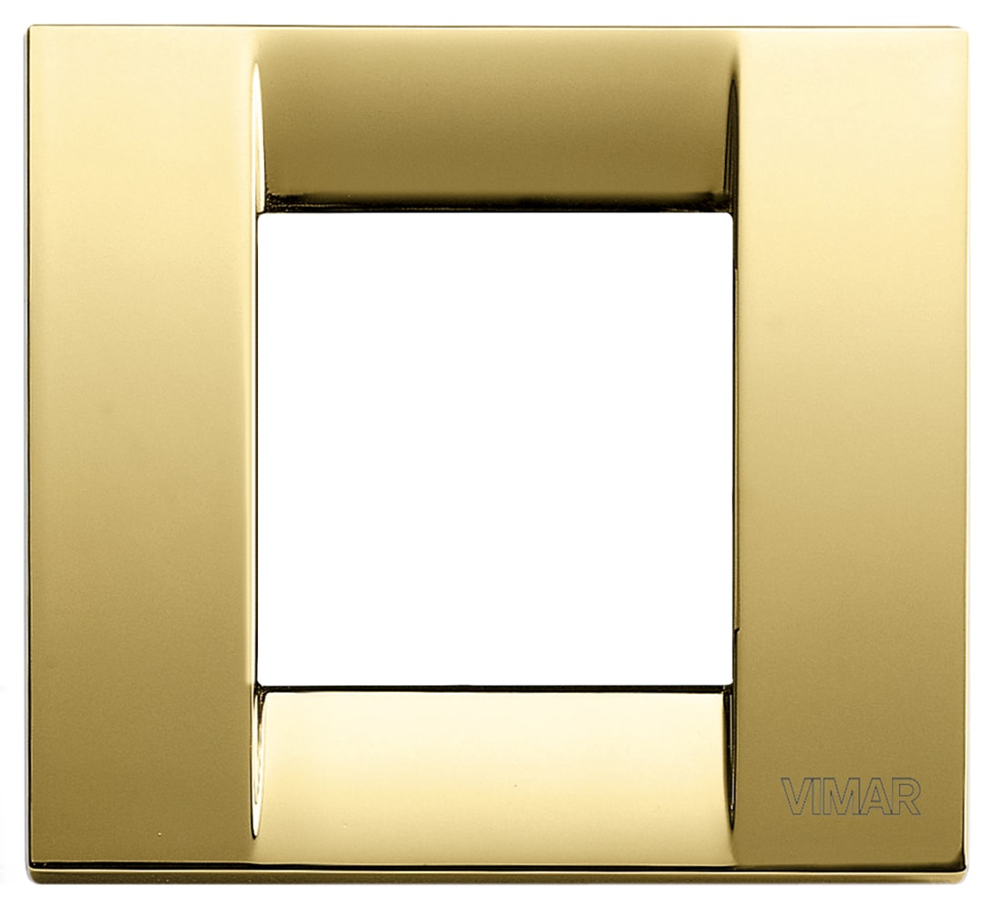 VIMAR S.P.A. - VIW17092.32 PLACCA CLASSICA 1-2M ORO LUCIDO