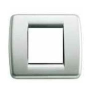 VIMAR S.P.A. - VIW17093.21 PLACCA RONDO 1-2M ARGENTO MET.