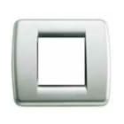 VIMAR SPA - VIW17093.21 PLACCA RONDO 1-2M ARGENTO MET.