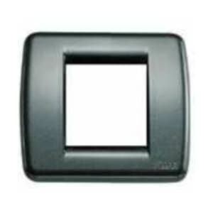 VIMAR S.P.A. - VIW17093.23 PLACCA RONDO 1-2M ANTRACITE MET.