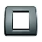 VIMAR SPA - VIW17098.15 PLACCA RONDO 1-2M GRIGIO GRAFITE