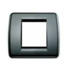 VIMAR SPA - VIW17098.16 PLACCA RONDO 1-2M NERO