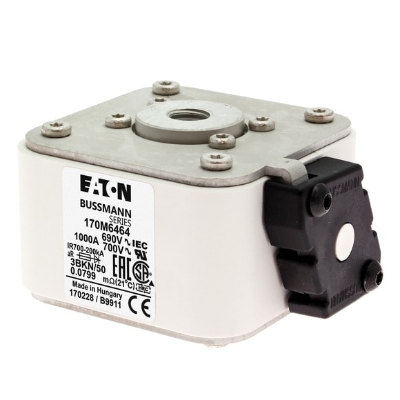EATON MANIFACTURING - EAO170M6464 170M6464 FUSE 1000A 690V 3BKN/50 AR UC