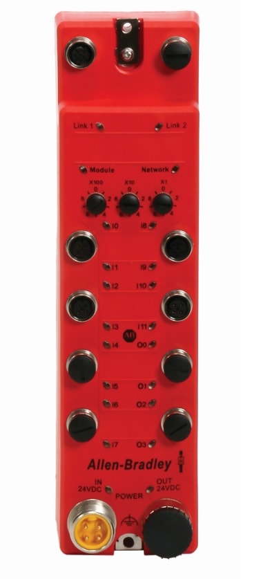 ROCKWELL AUTOMATION - RCK1732ES-IB8XOB8 ARMORBLOCK GUARD I/O INPUT/OUTPUT MODULE