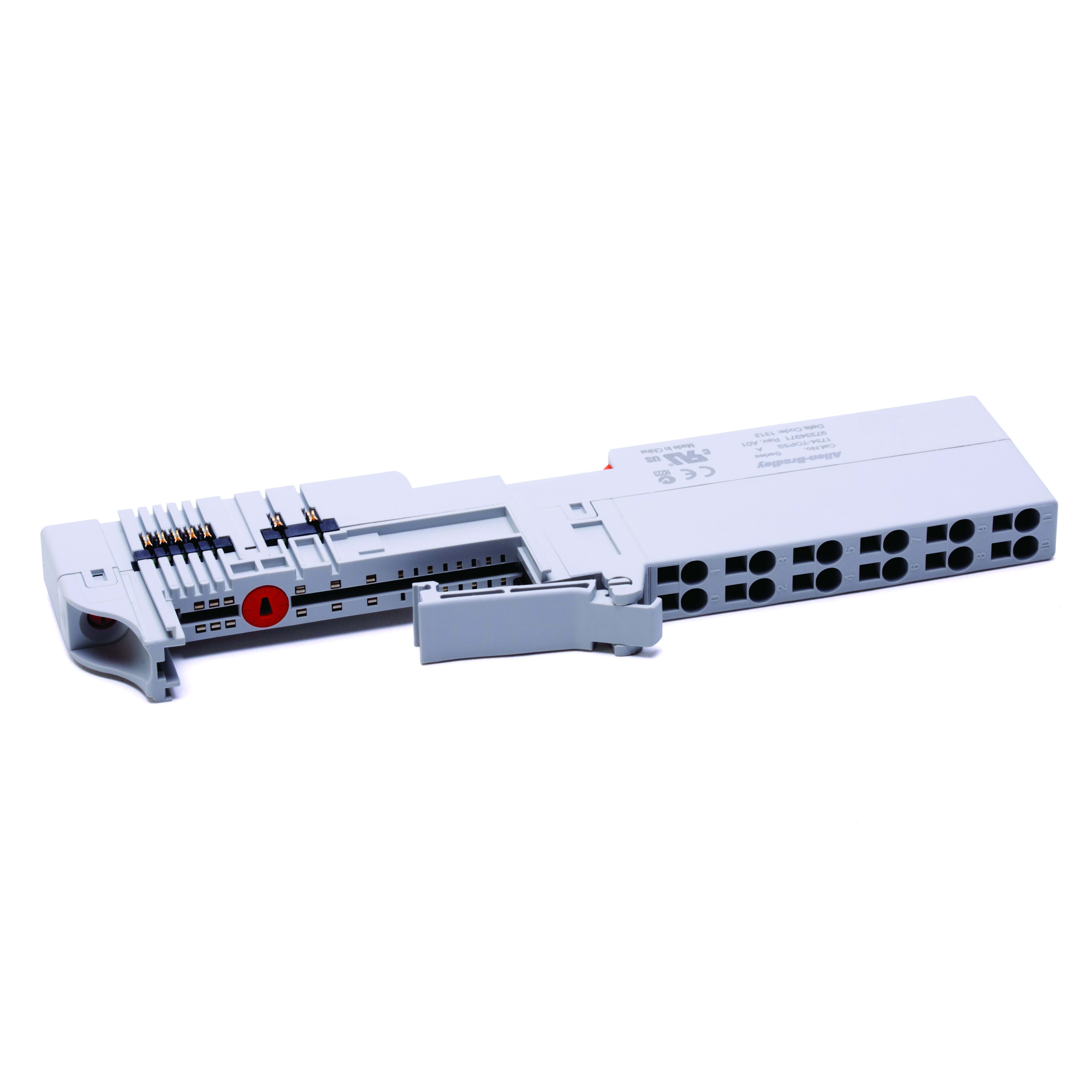 ROCKWELL AUTOMATION - RCK1734-TOP3S TERMINAL ONE PIECE BASE 12 POSITION SPRI