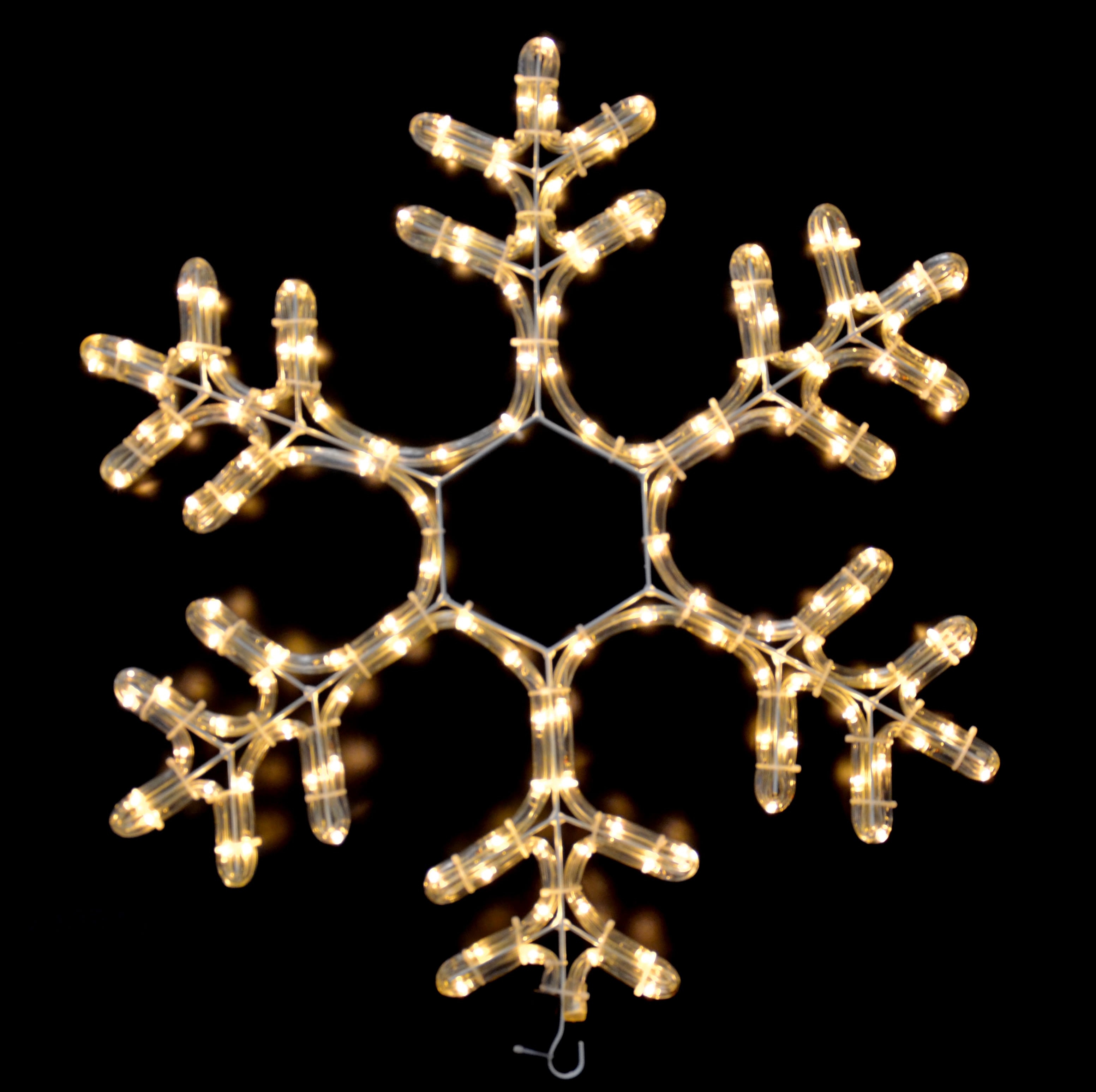 GIOCOPLAST NATALE SP - GCP17518246 FIOCCO NEVE C/TUBO LED BIA.CAL. 60CM XES